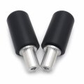Httmt- Universal 10mm 45 115mm Motorcycle Frame Sliders Crash Protector Compatible With Yamah Hond P N Xh6014-019-bk