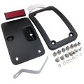 Smt-license Plate Mounting Frame Kit For H-d Softail Deluxe Flstn 2005-2014 Black B00rnivobq 