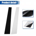 X Autohaux 1 Set Glossy Black Car Door Window Pillar Posts Cover Trim Exterior Anti-scratch Stickers For Honda Crv 2007-2011