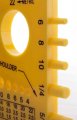 Jegs Bolt Nut Gauge Includes Standard And Metric Measurements Dimensions 8-5 8 X 3-1 4 Measures Sae To0 1 1 In 3 Mm 22 Sizes