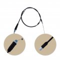 Svkzgfz For Yamaha Kodiak 400 450 Wolverine 350 4x4 Atv Carburetor Throttle Cable Yfm350x Yfm400 Yfm450