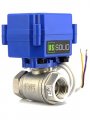 Motorized Ball Valve 0 5 In Nsf Certified 304ss Electrical Full Port 9 To 24v Ac Dc With 3 Wire Setup Uss-msv00001 Stainless