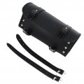 Motorcycle Tool Bag Universal Pu Leather Fork Saddlebags Handlebar Sissy Bar Storage Retro Multifunctional Front Rear Side