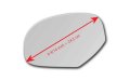 Fit Over Auto-dimming Mirror Glass With Full Size Adhesive For Silverado Escalade Tahoe Yukon Sierra Suburban Driver Side View