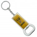 Graphics More Florida International Panthers Logo Keychain Rectangle Chrome Plated Metal Bottle Cap Opener