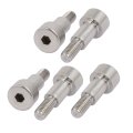 304 Stainless Steel Hex Socket Shoulder Bolt 8mm Dia 12mm Length M6 Thread 5pcs 