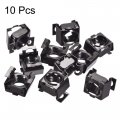 Uxcell Snap-in Cage Nuts M12 X 1 75mm Carbon Steel Metric Nut For Server Shelve Cabinet 10pcs