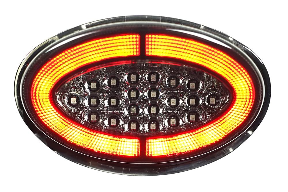 Integrated Sequential Led Tail Lights Smoke Lens For Kawasaki Z900rs 2026 And Newer With Flasher Relay Included