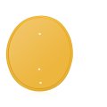 Yellow Front Number Plate With Clips Bands For Honda Z50r 1979-1987 64111-181-000 64112-181-010 64113-116-690zc 