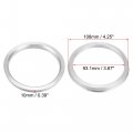 X Autohaux 4pcs Od 108mm To Id 93 1mm Aluminum Alloy Car Auto Hub Centric Rings Wheel Bore Center Spacer Replacement