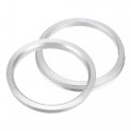 X Autohaux 4pcs Od 108mm To Id 93 1mm Aluminum Alloy Car Auto Hub Centric Rings Wheel Bore Center Spacer Replacement