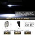 Diamond White High-power Led For Ford F150 F250 F350 F450 Superduty Pickup Side Towing Mirror Under Puddle Light Ground Welcome
