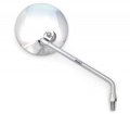4into1 Universal Round Chrome Mirror Early Style Motorcycle Atv 10mm X 1 25 Compatible With Honda Kawasaki Suzuki