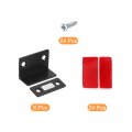 Uxcell 6pcs Cabinet Magnetic Catch L-shaped Ultra Thin Closers Latch For Cabinets Kitchen Closet Door Closing Silver Tone