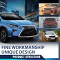 Front Upper And Lower Bumper Grille Molding Trims For Lx Rx350 Rx450h 2016 2019 Rx350l Rx450hl 2018 Chrome Finish Lx1210114