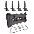 Valve Cover Gasket Set With Ignition Coils Replacement 2005-2008 Ford Escape 2005-2011d Focus 2010-2013 For Transit Connect For 
