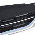 G-plus Honeycomb Grille Mesh Assembly Black Covers Automotive Car Front Bumper Upper Compatible With Chevr Cruze 2016-2017