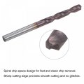 Uxcell Carbide Twist Drill Bits 2 8mm Din K45 Tungsten Altisin Coated Jobber Straight Shank Drilling Cutter For Stainless Steel