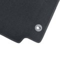 Velour Floor Mats For Kia K4 2025 Gt Line Lx Ex Custom Fit Front And Rear Black Carpet Liners Anti Slip All Season Full Set