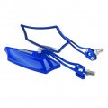 For Motorcycle Mirrors Blue Tint Senyar Side View Mirror 1 Pair Of 10mm 8mm Universal Scooter Aluminum Alloy Rear Blue
