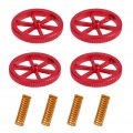 Hictop Upgraded Metal Leveling Knobs With Hot Bed Springs For Ender 3 Pro V2 5 Plus Pro Cr-10 Cr10s 10s Cr 20 3d Printer