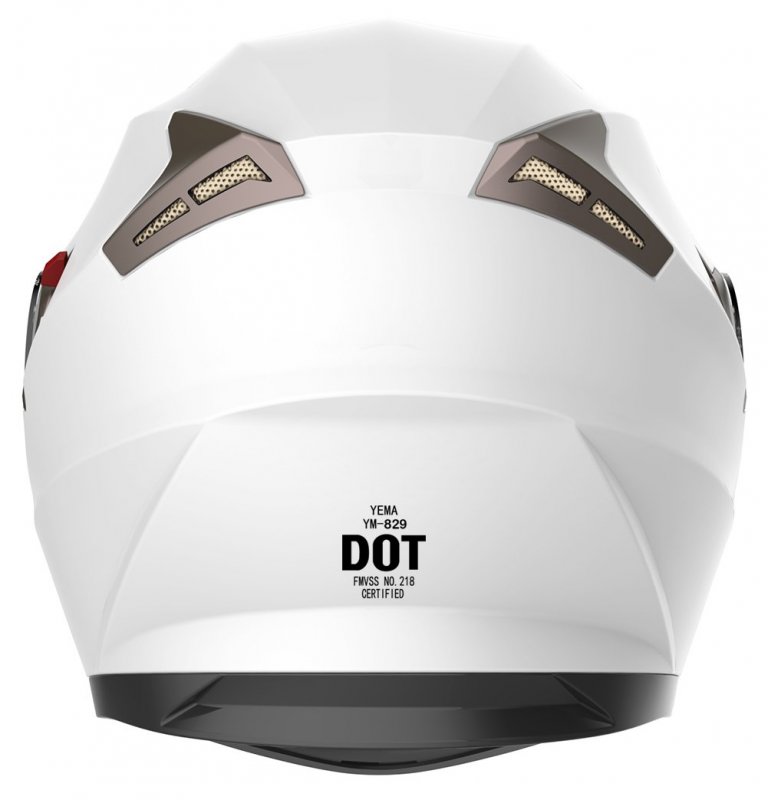Yema Helmet Motorcycle Full Face Dot Approved Ym-829 Motorbike Moped Street Bike Racing Crash With Sun Visor For Adult Men And