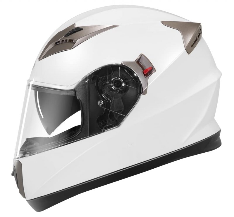 Yema Helmet Motorcycle Full Face Dot Approved Ym-829 Motorbike Moped Street Bike Racing Crash With Sun Visor For Adult Men And