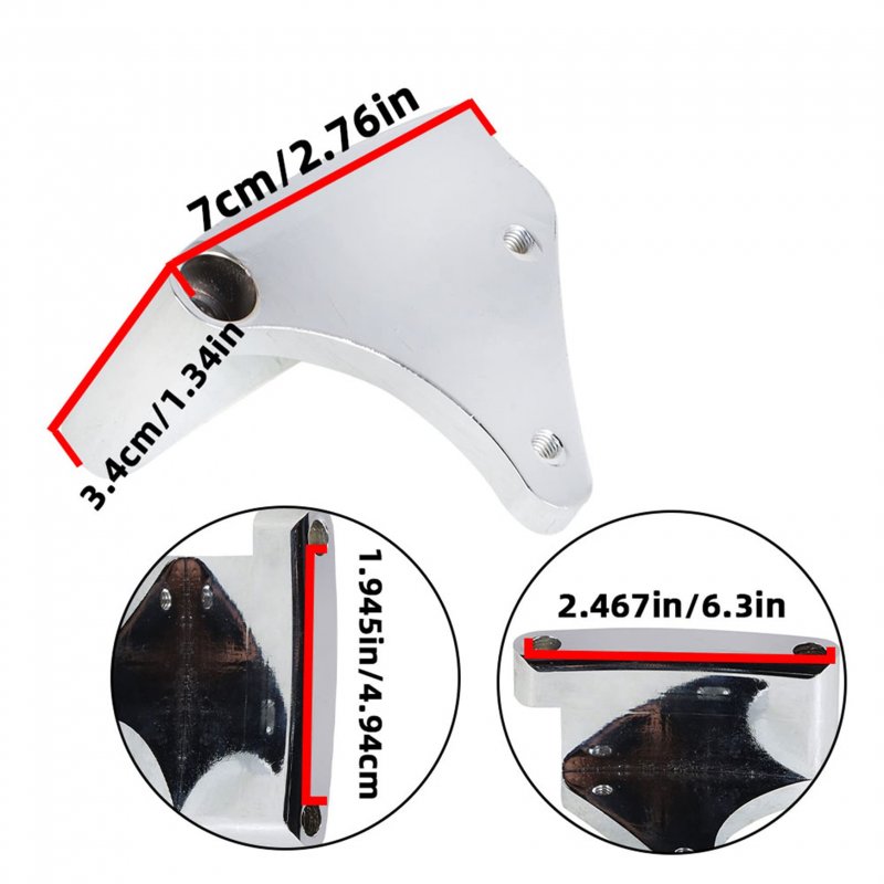 Polished Billet Aluminum Timing Tab Adjustable Pointer Balancer Replacement For Chevy Sbc 283 327 383 Engines
