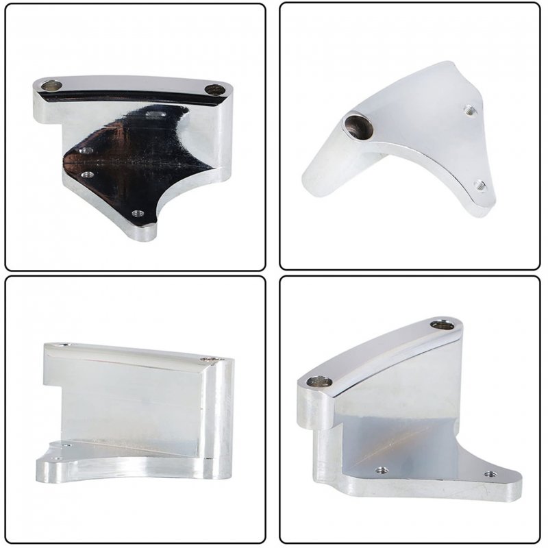 Polished Billet Aluminum Timing Tab Adjustable Pointer Balancer Replacement For Chevy Sbc 283 327 383 Engines