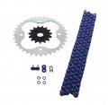 2005-2008 Fits Honda 400ex Trx400ex 520-94 Blue O Ring Chain Sprocket Silver 15 36 