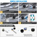 Sy36201 Abs And Metal Tpms Tire Pressure Monitoring System Real Time Display Temperature 0 To100psi For Car Rv Trailer