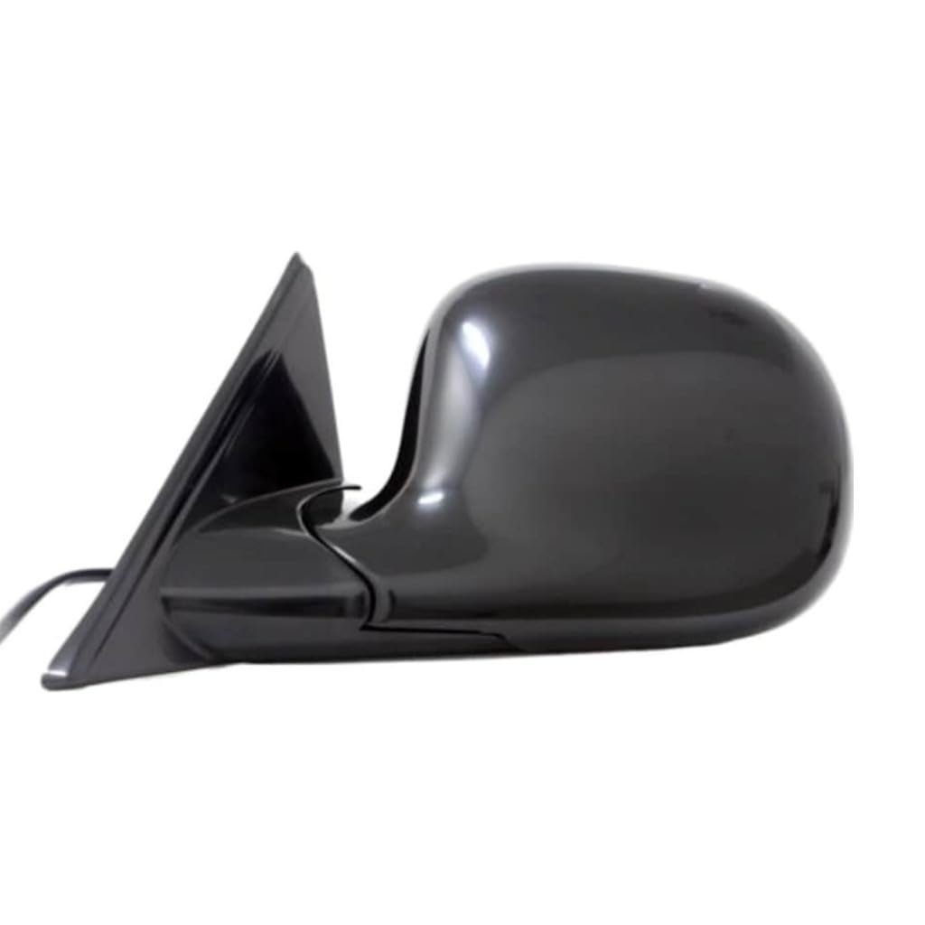 Door Mirror For Gmc Sonoma Jimmy 1998 Driver Side Black Housing Electric Powered Heated Rectangular Glass Replacement 15151119