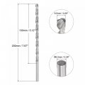 Uxcell 6 5mm Twist Drill Bits High-speed Steel Straight Shank Extra Long Bit 200mm Length For Wood Plastic Aluminum