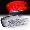 Httmt Mt194- Motorcycle Clear Led Tail Light Brake With Integrated Turn Signals Indicators Compatible 1994-2008 Ducat Monster
