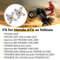 2pcs Rear Wheel Hub For Honda Sportrax 250 300 400 Trx250ex Trx300ex Trx400ex 1993-2008 Trx450r Trx450er 2004-2014 Trx250x