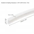 Uxcell Brush Weather Stripping Adhesive Felt Door Seal Strip Pile Weatherstrip Sweep For Window 394inch L X 0 35 Inch W 10000mm
