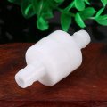 Brake Booster Check Valve 8mm White Plastic Inline Water Gas Air One Way Non Return Durable