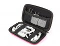 Ebuymore Red Eva Hard Shell Protective Carrying Case Cover For Diabetic Organizer Kit Headphone Headset Dock Charger Usb Cable