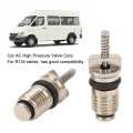 Car Air Conditioning Valve Core Durable Copper High Pressure Stem For R134 Auto Ac System With 50pcs Most