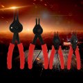 11pcs Internal External Snap Ring Pliers Set Heavy Duty Straight And Bent Jaw For Automotive Removal Retaining Circlip Hoses