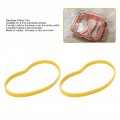 Band Saw Tires Woodworking Non Slip Rubber Replacement For 8in Bandsaw Wheel Heavy Duty Tire Metal And Wood Cutting Yellow 2pcs