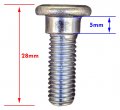 Qty 10 Compatible With Disc Front Brake Rotor Bolt 09 Trx300x 99-14 Trx400x 90105-mk5-0