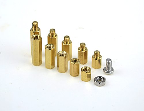 Xlx 600pcs M2 M3 Brass Male-female Female-female Spacer Standoff Screw Nut Assortment Kit And Stainless Steel Set