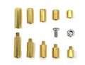 Xlx 600pcs M2 M3 Brass Male-female Female-female Spacer Standoff Screw Nut Assortment Kit And Stainless Steel Set