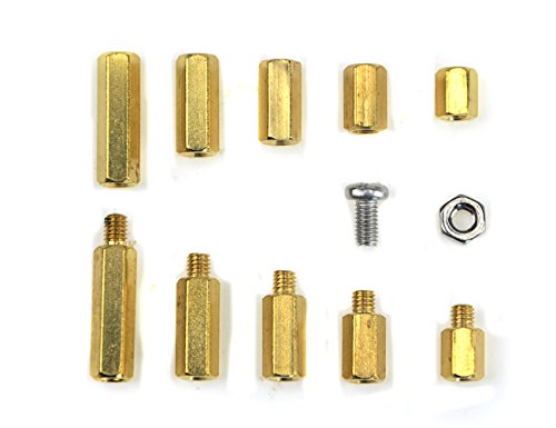 Xlx 600pcs M2 M3 Brass Male-female Female-female Spacer Standoff Screw Nut Assortment Kit And Stainless Steel Set