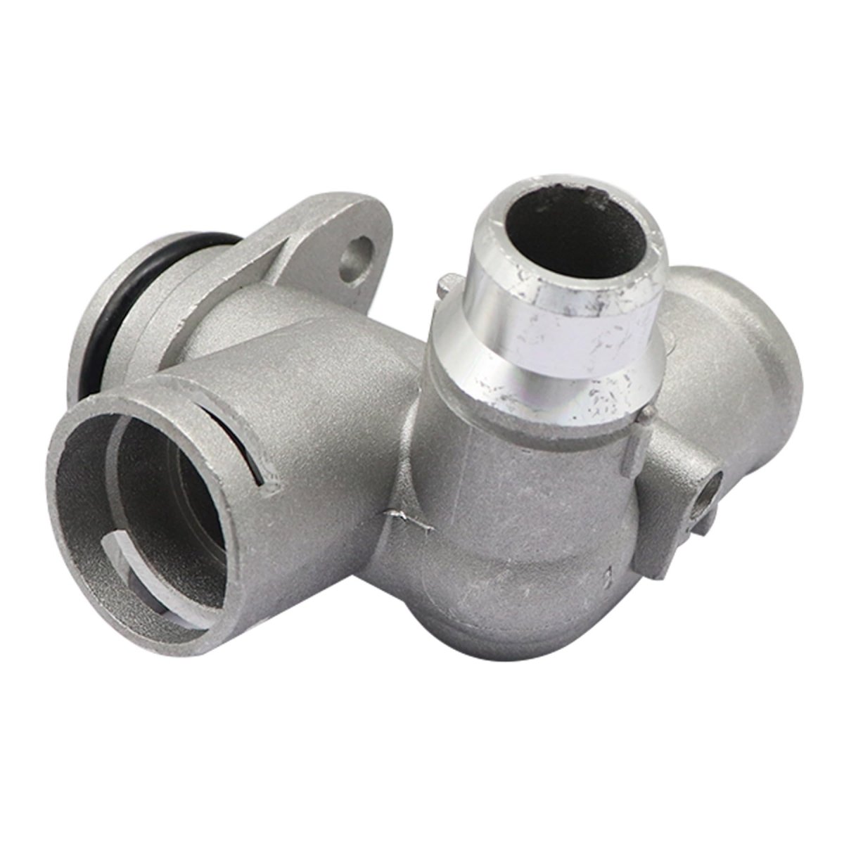 Aluminum Coolant Hose Flange For Audi A4 B7 2 0l 0t 2005 To 2009 Replace 06d121132c 06d121132a 06d121133a