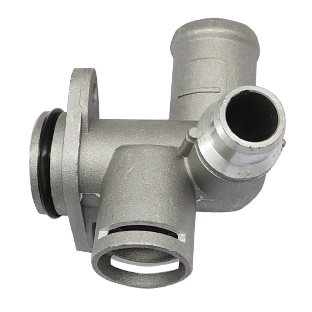 Aluminum Coolant Hose Flange For Audi A4 B7 2 0l 0t 2005 To 2009 Replace 06d121132c 06d121132a 06d121133a