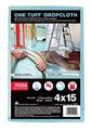 Trimaco 90099 One Tuff Dupont Sontara Professional Grade Drop 0 011 In T 4 W X 15 Ft L Blue Cloth X15 Feet 60 Sq