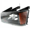 Headlight Faro Para 2004-2012 For Chevrolet Colorado Izquierda Interior Negro Lente Claro 
