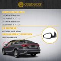 Dasbecan Left Driver Side Mirror Assembly For 2019-2024 Kia Forte Black Rearview With Power Adjustment Manual Folding Replace